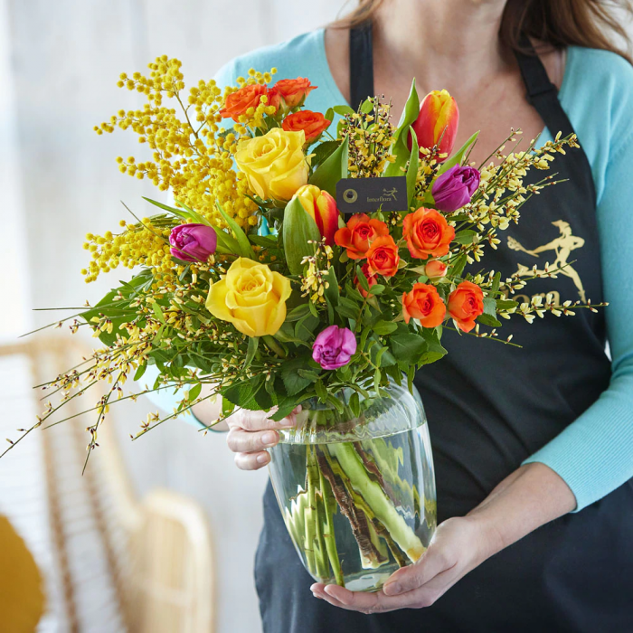 ‘The Flower Shop Helensburgh - Spring Vase’