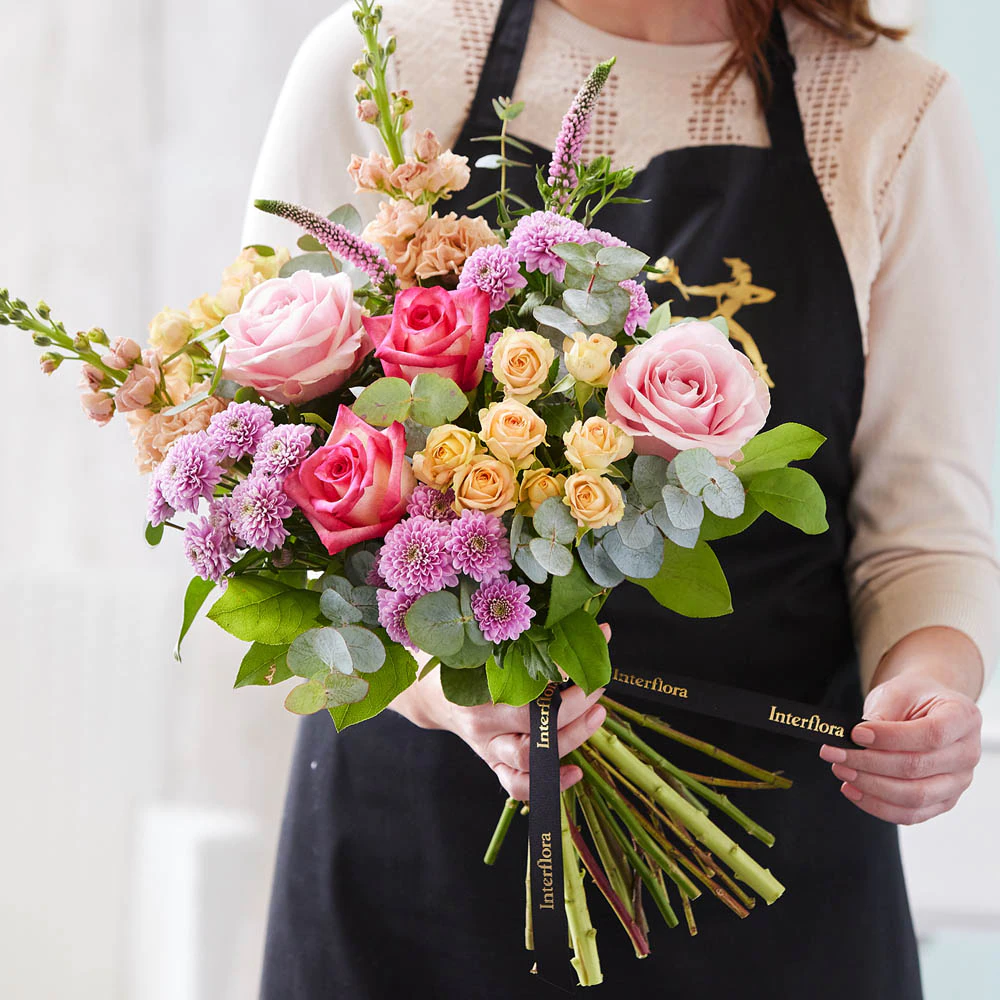 ‘The Flower Shop Helensburgh - Hand-Tied Bouquet Made With Seasonal Flowers’