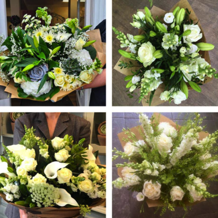 ‘The Flower Shop Helensburgh - Florist Choice Hand-Tied Sympathy’