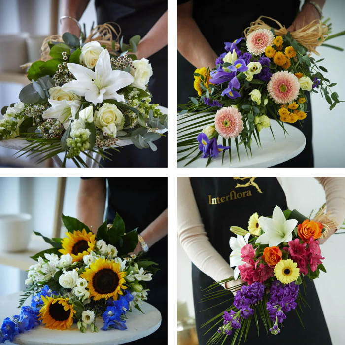 ‘The Flower Shop Helensburgh - Funeral Sheaf Made With The Finest Flowers’