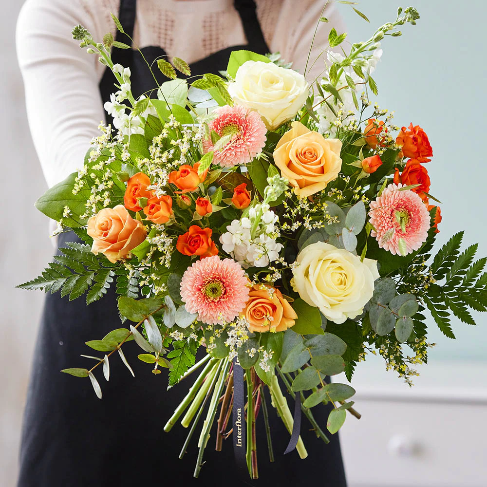 ‘The Flower Shop Helensburgh - Hand-Tied Bouquet Made With Seasonal Flowers’