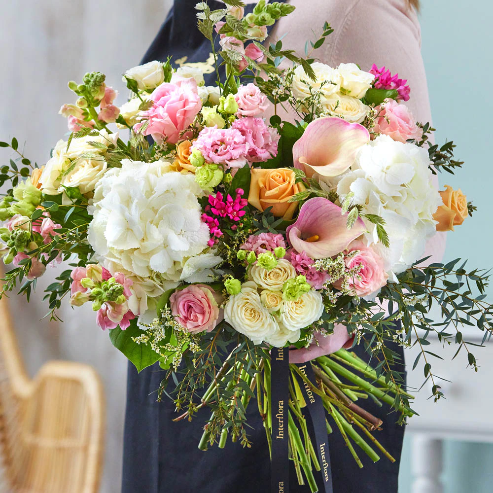 ‘The Flower Shop Helensburgh - Hand-Tied Bouquet Made With Seasonal Flowers’