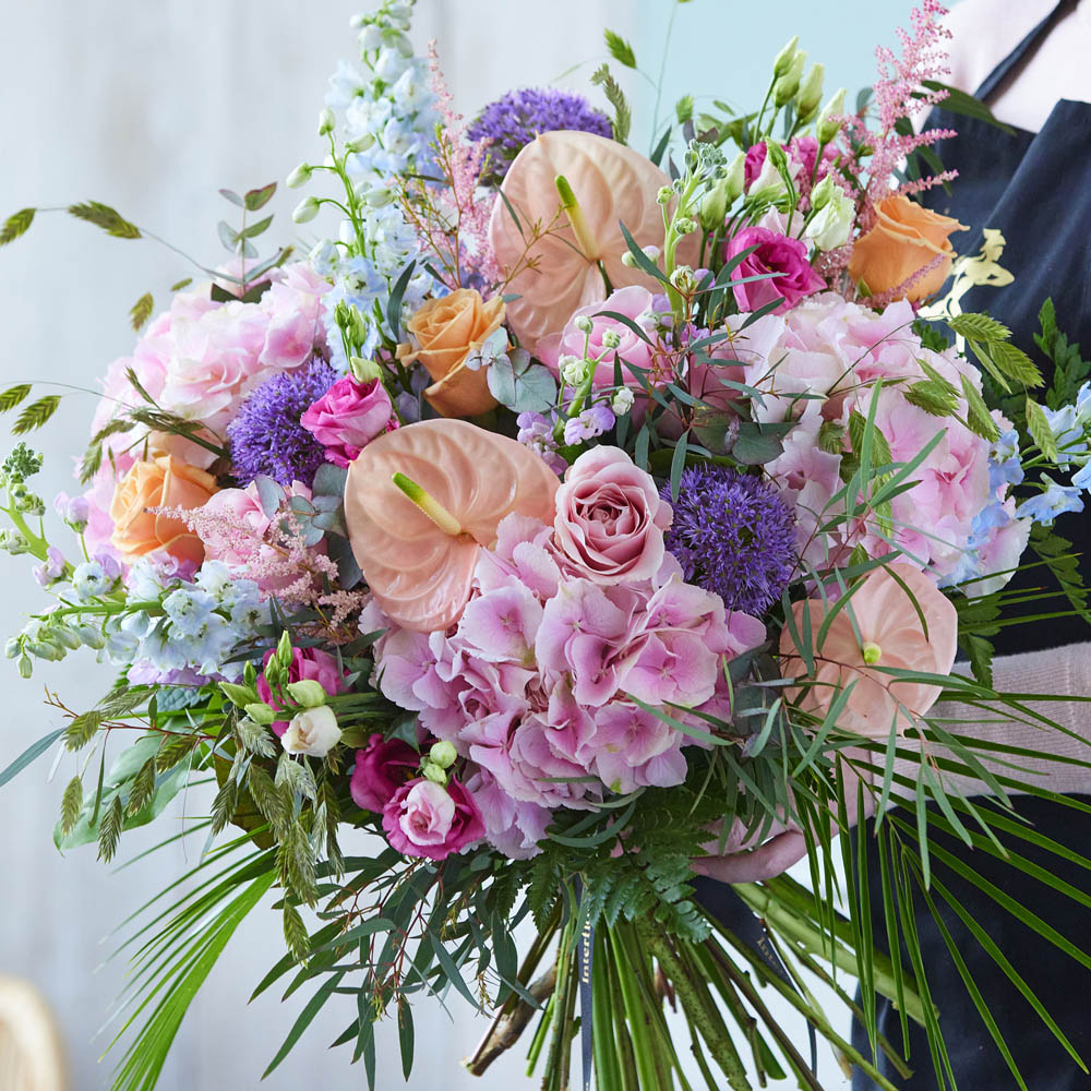 ‘The Flower Shop Helensburgh - Hand-Tied Bouquet Made With Seasonal Flowers’