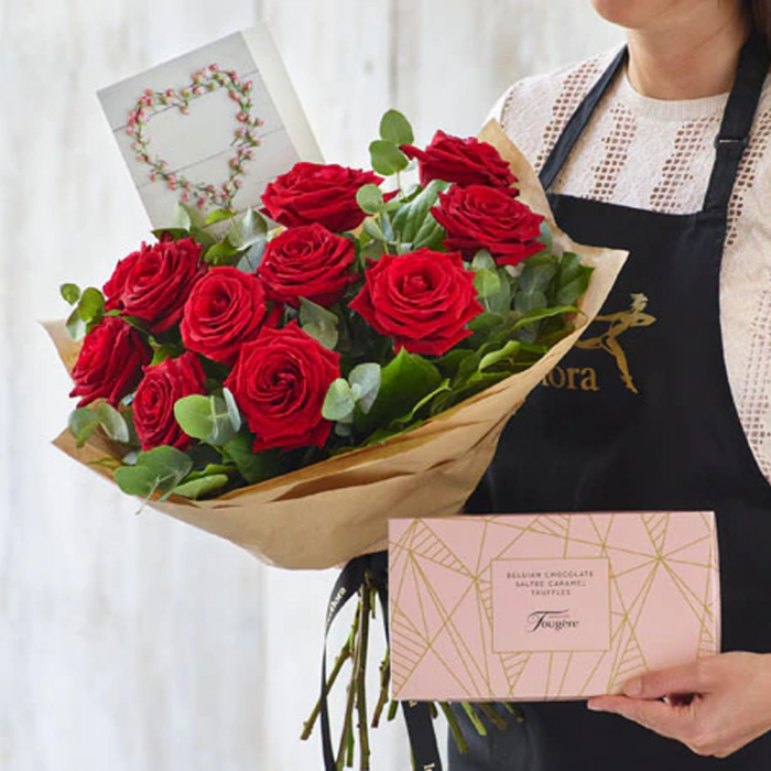 ‘The Flower Shop Helensburgh - Happy Anniversary Gift Set’