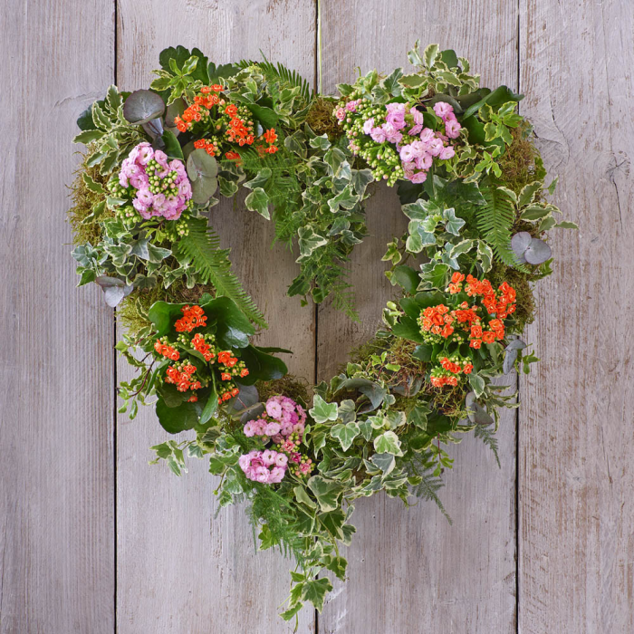 ‘The Flower Shop Helensburgh - Living Plant Wreath’