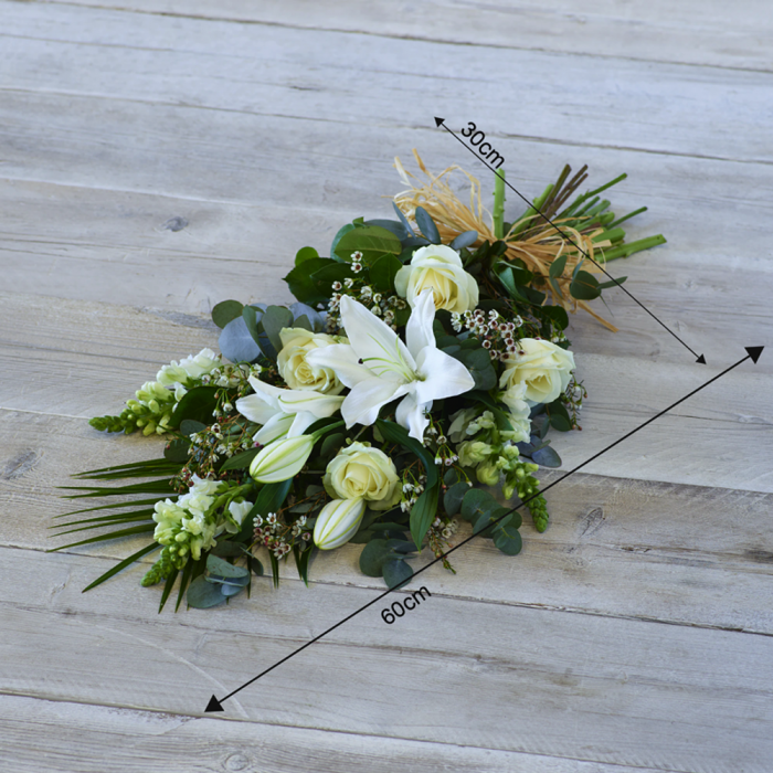 ‘The Flower Shop Helensburgh - Pure White Sheaf’