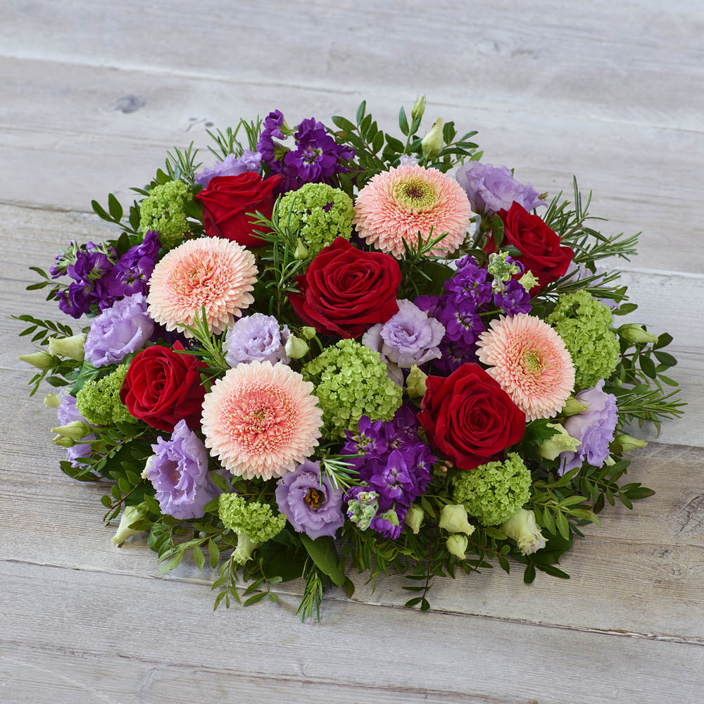 ‘The Flower Shop Helensburgh - Rose And Germini Posy’