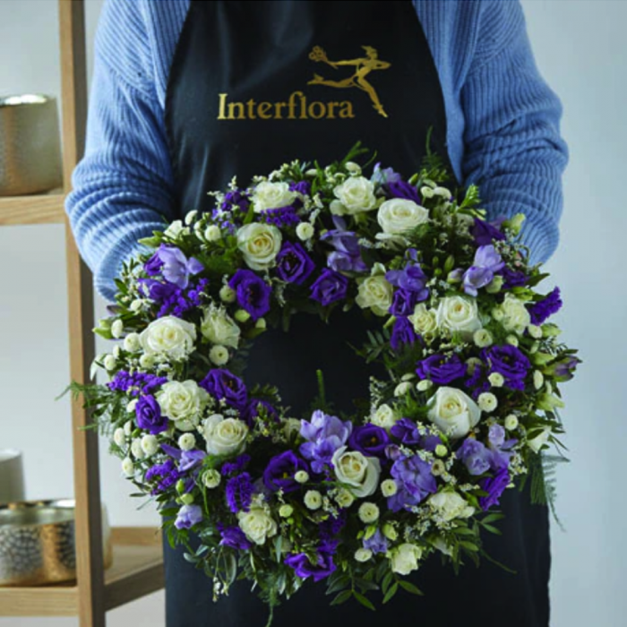 ‘The Flower Shop Helensburgh - Scented Wreath’