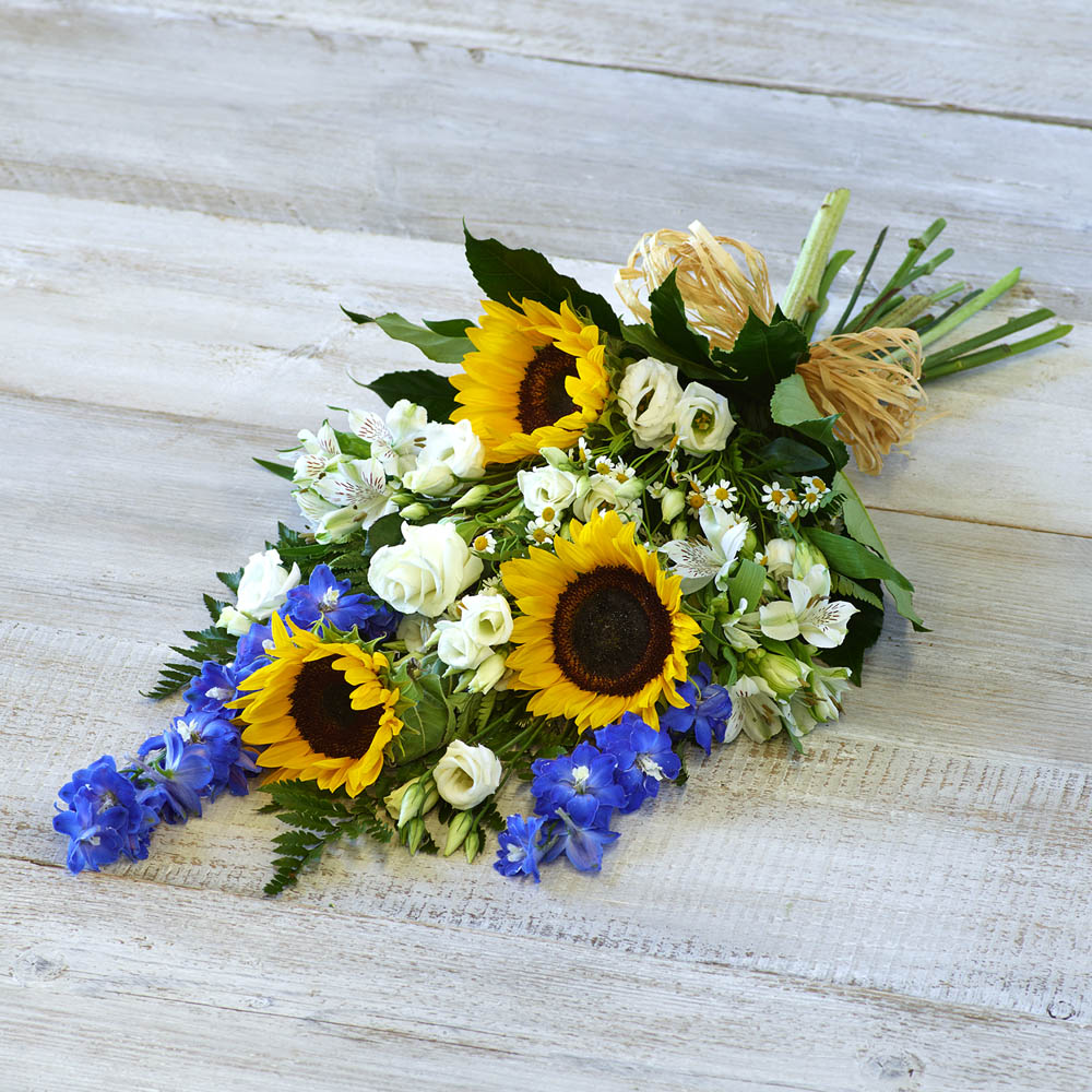 ‘The Flower Shop Helensburgh - Sunflower Medley Sheaf’