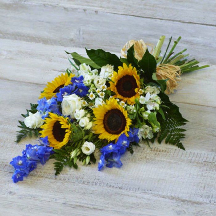 ‘The Flower Shop Helensburgh - Sunflower Medley Sheaf’