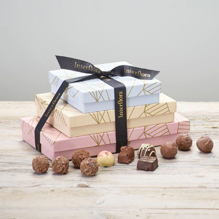 ‘The Flower Shop Helensburgh - Trio Of Chocolates Gift Set’