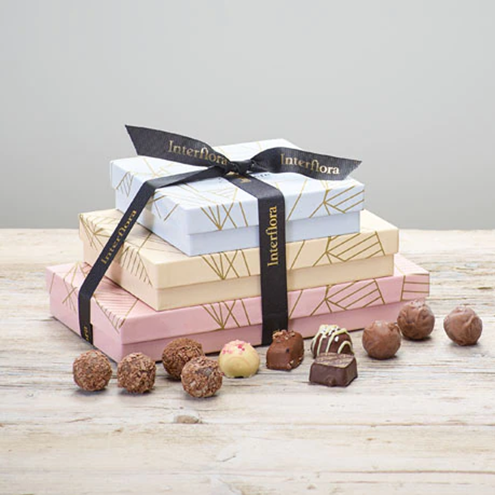 ‘The Flower Shop Helensburgh - Trio Of Chocolates Gift Set’