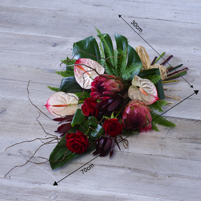 ‘The Flower Shop Helensburgh - Tropical Sheaf’