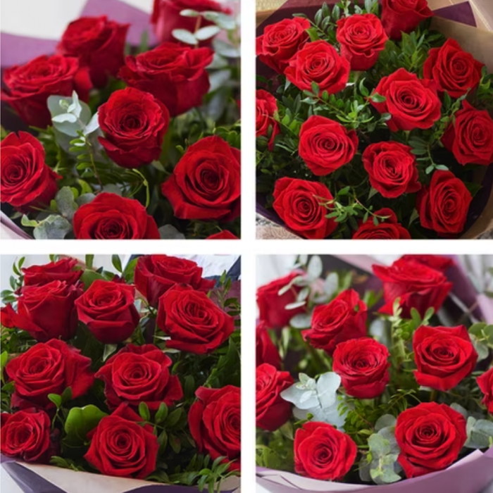 Luxury Large-Headed Red Roses - Image 2